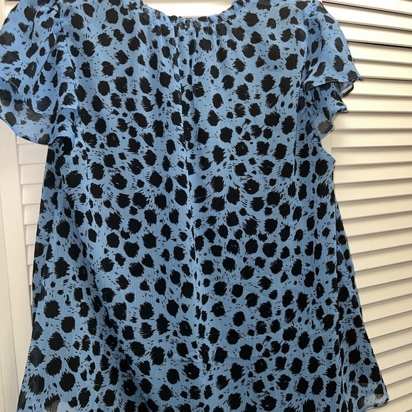 WHISTLES Brushed Dalmatian Print blouse US 10 NWT - Picture 7 of 7